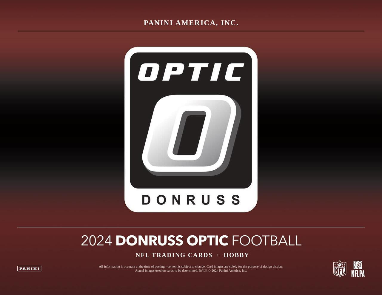 2024 Panini Donruss Optic Football Hobby Box