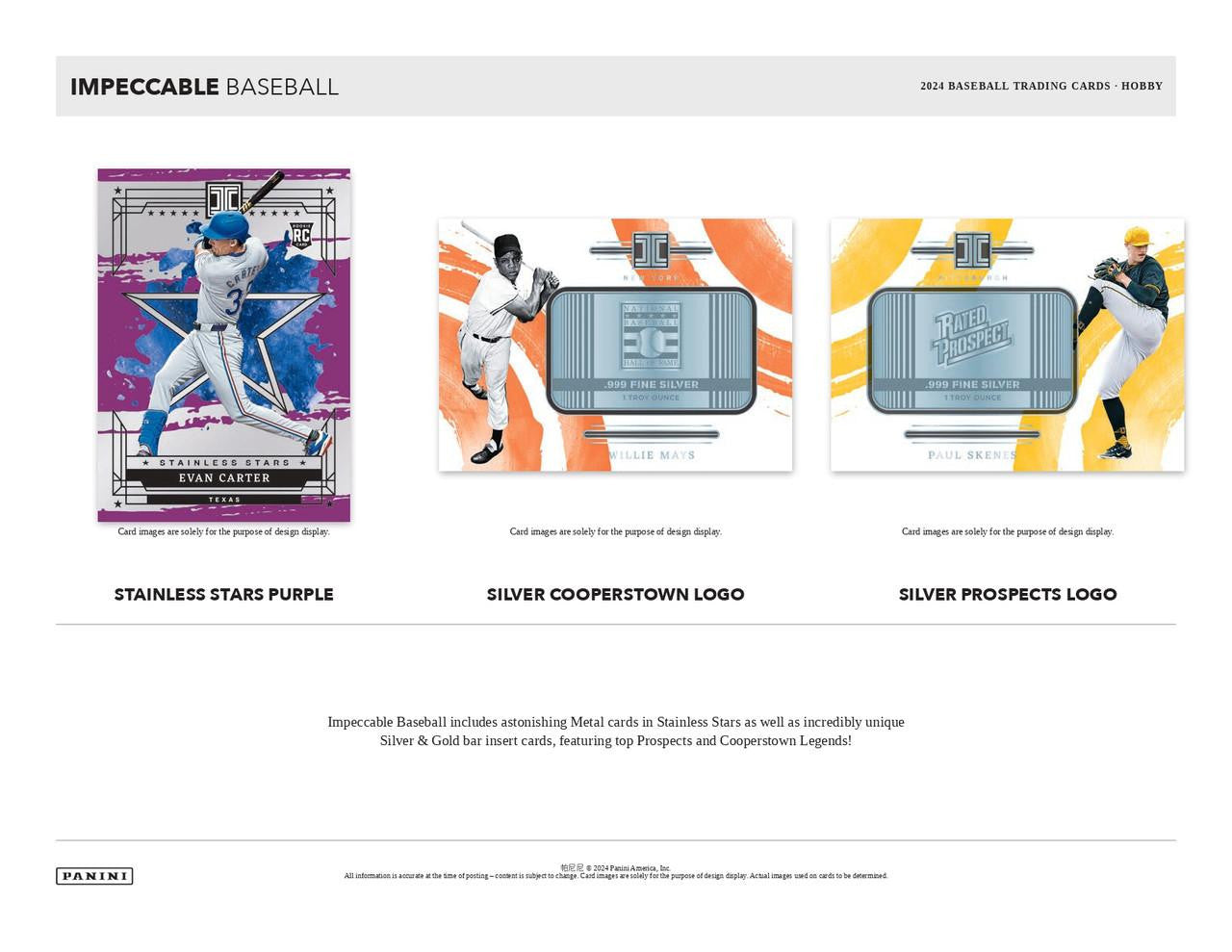 2024 Panini Impeccable Baseball Hobby Box