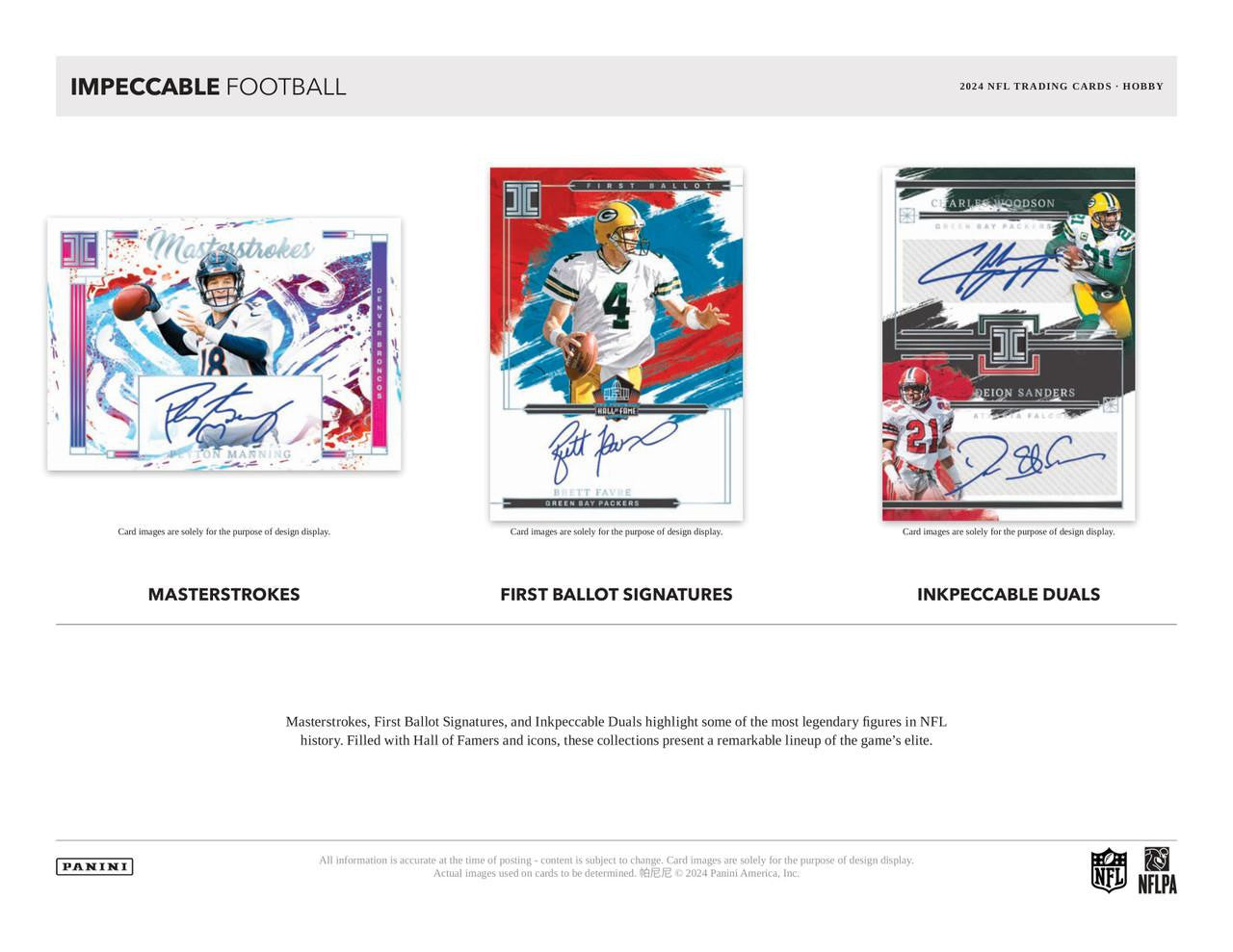 2024 Panini Impeccable Football Hobby Box