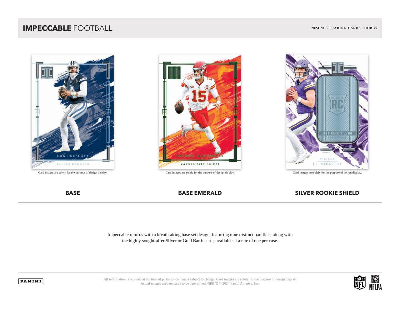 2024 Panini Impeccable Football Hobby Box