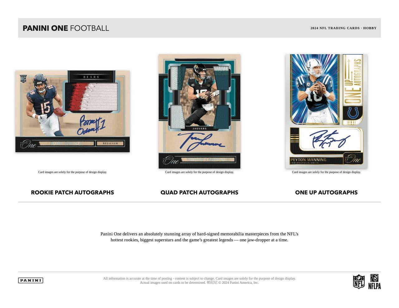 2024 Panini One Football Hobby Box