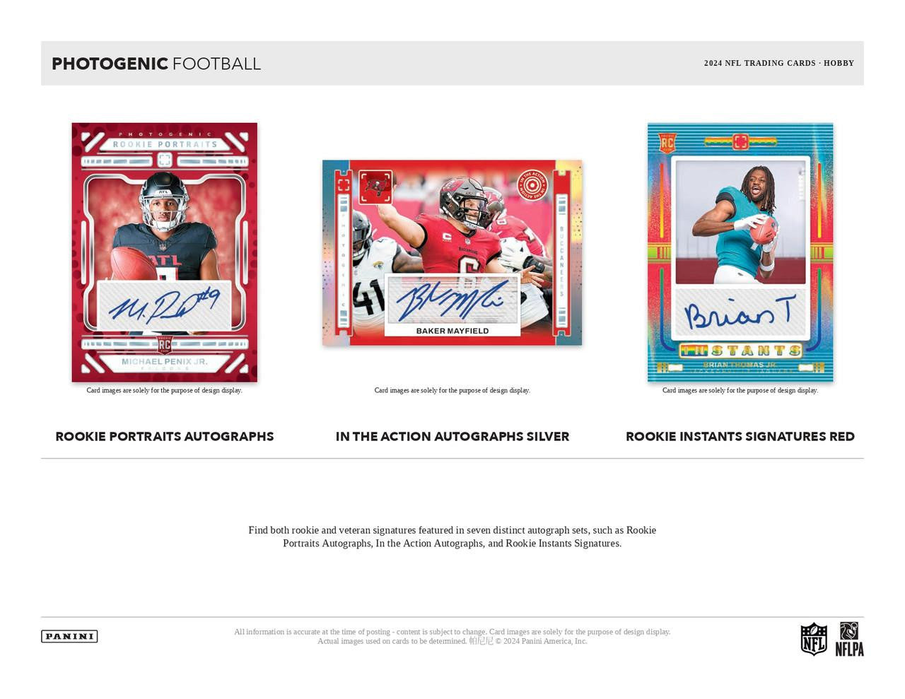 2024 Panini Photogenic Football Hobby Box