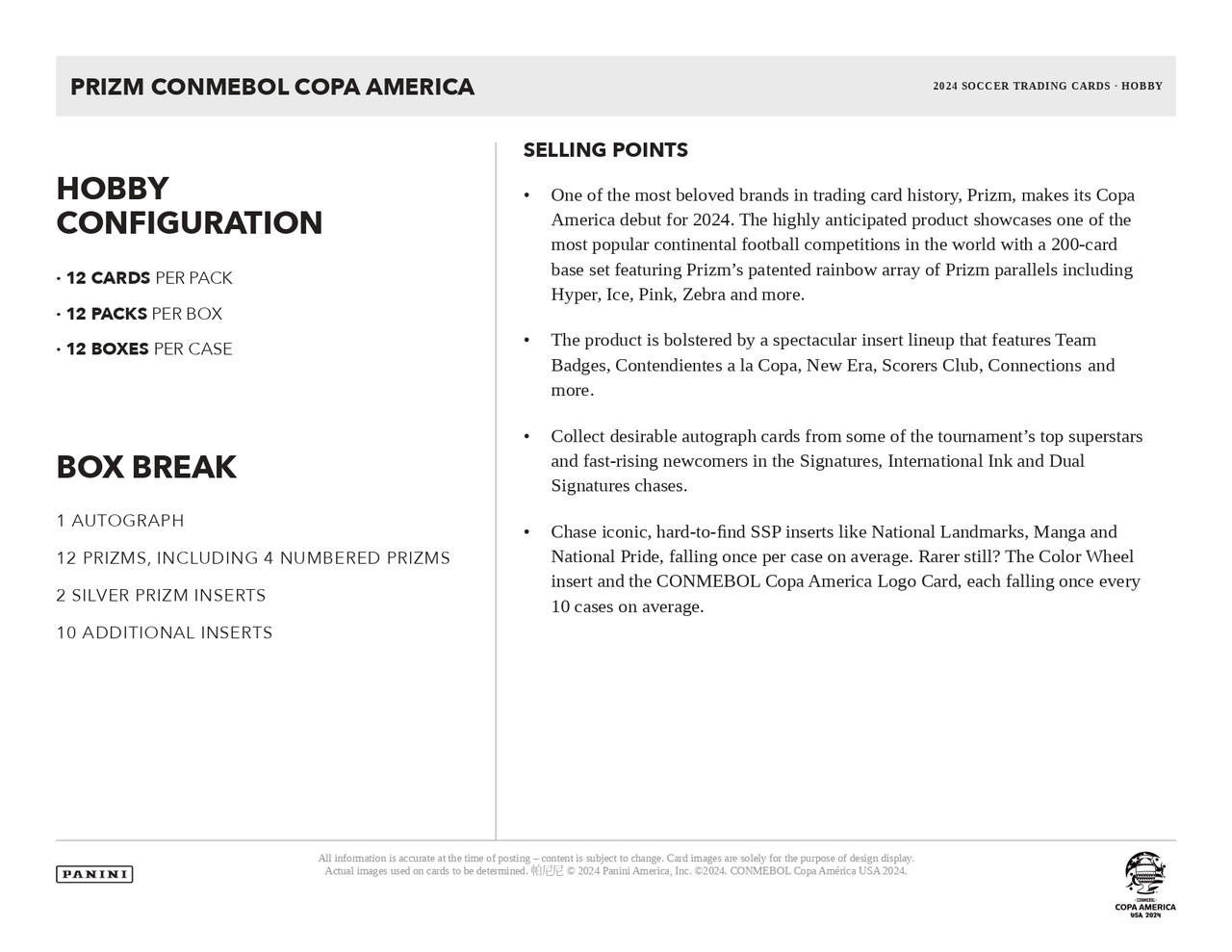 2024 Panini Prizm Copa America Soccer Hobby Case (12)