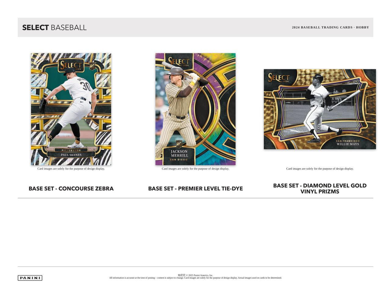 2024 Panini Select Baseball Hobby Box