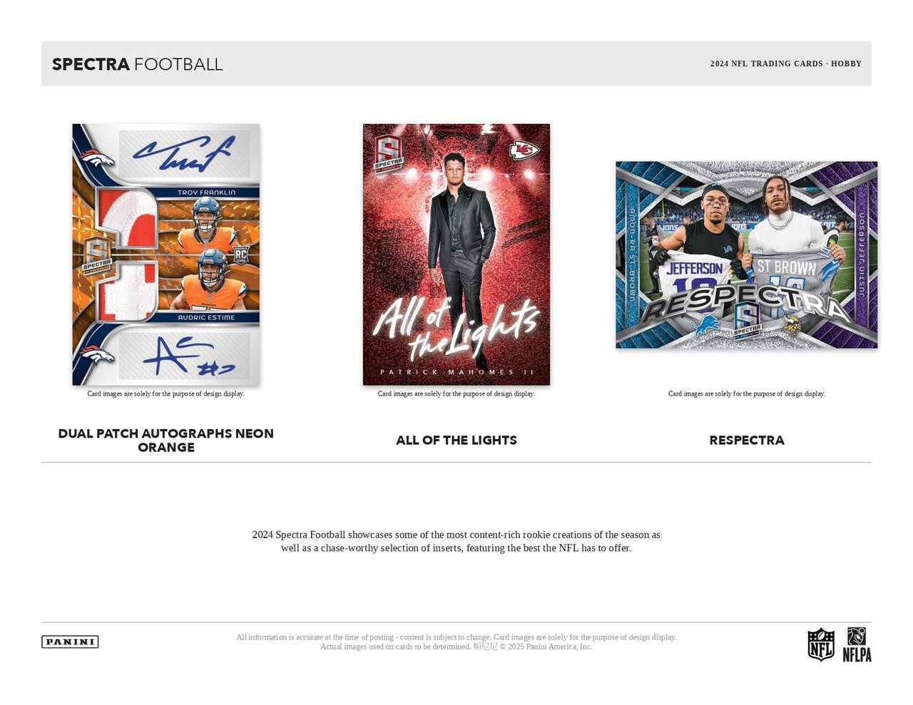 2024 Panini Spectra Football Hobby Box