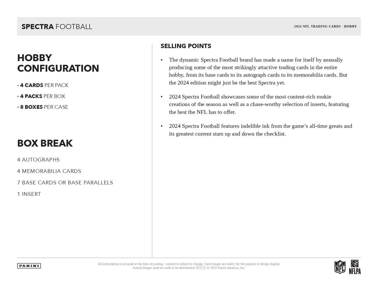 2024 Panini Spectra Football Hobby Case (8)