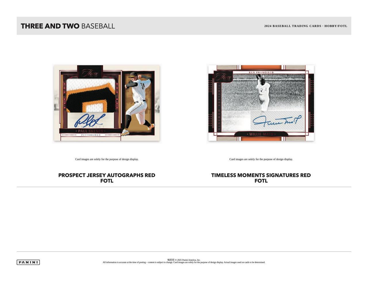 2024 Panini Three and Two Baseball Hobby Box