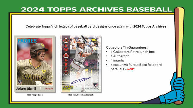 2024 Topps Archives Baseball Collector Hobby Box