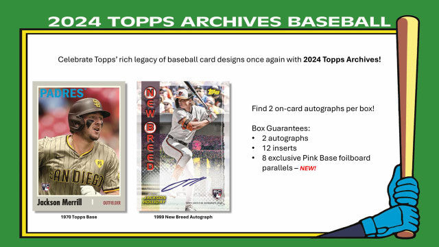 2024 Topps Archives Baseball Hobby Case (10)