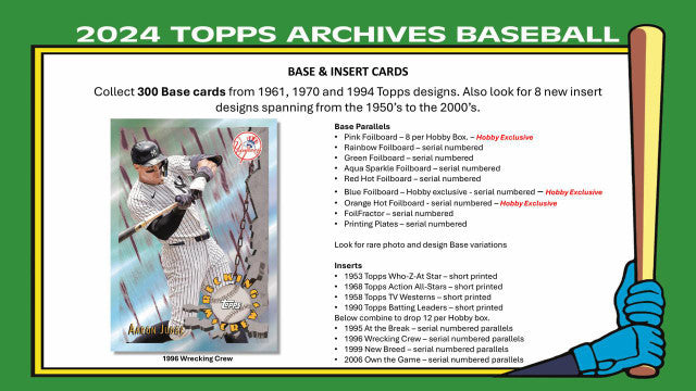 2024 Topps Archives Baseball Hobby Case (10)