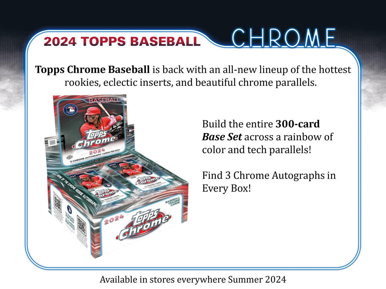 2024 Topps Chrome Baseball Jumbo Hobby Box