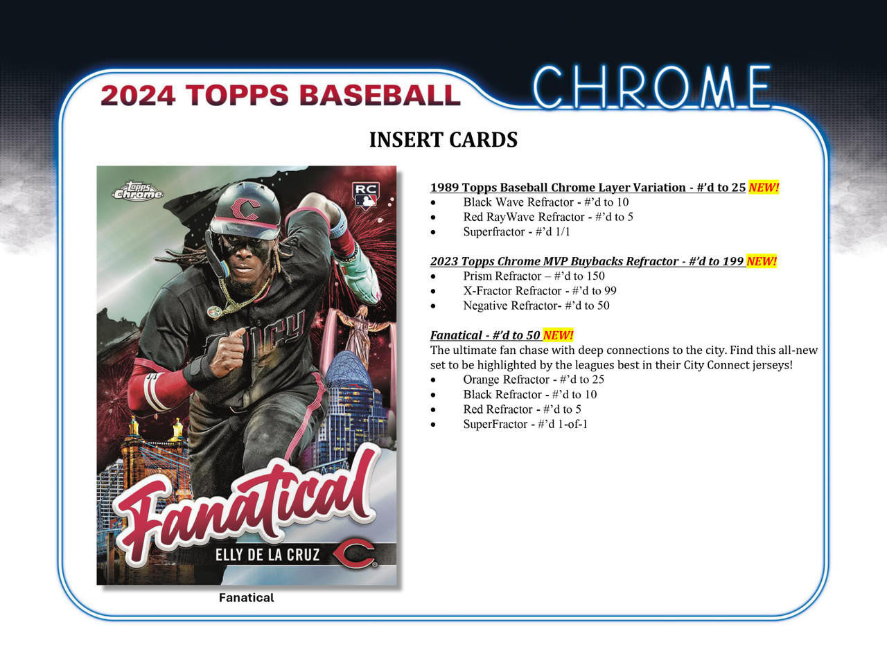 2024 Topps Chrome Baseball Jumbo Hobby Box