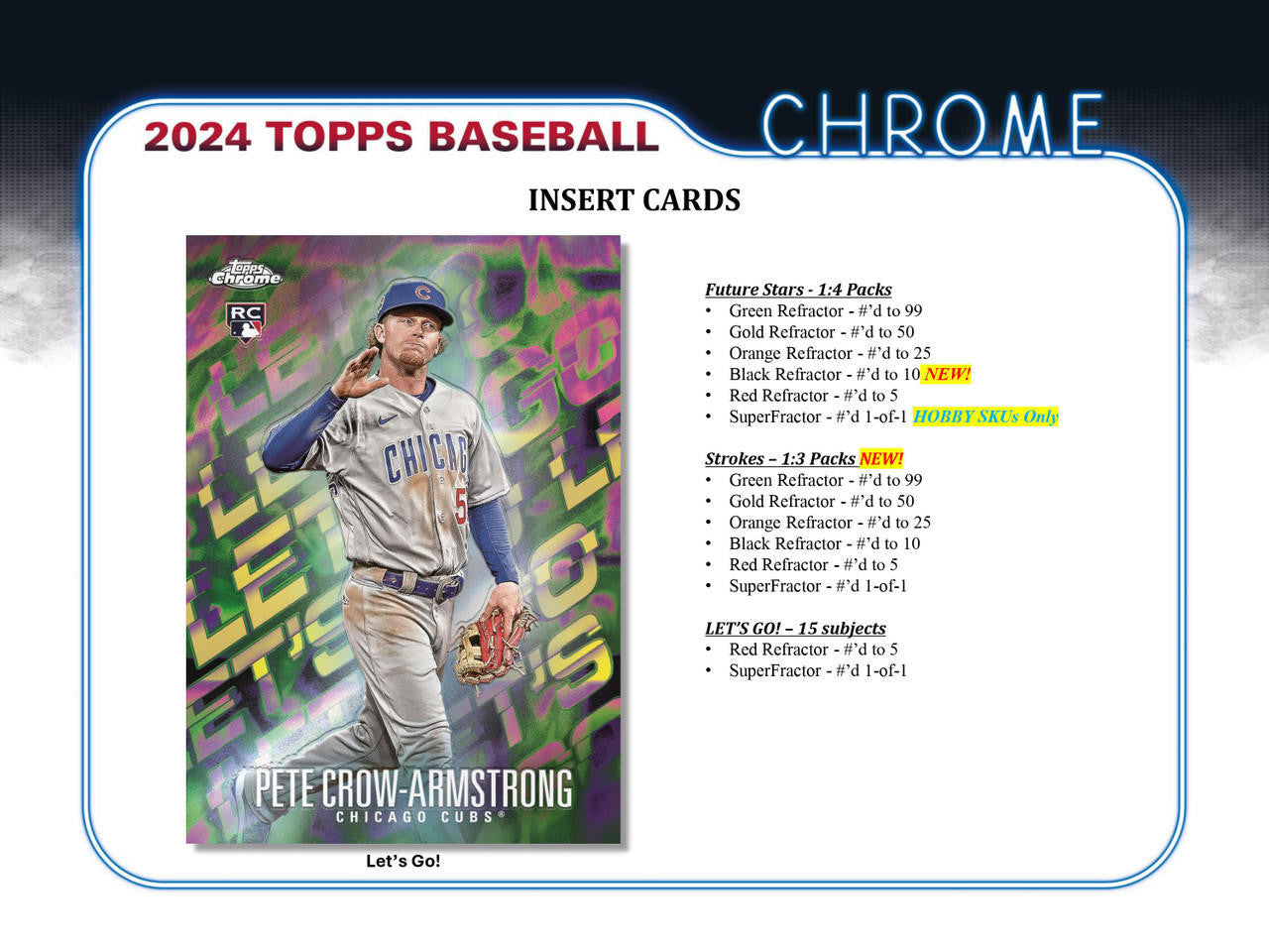 2024 Topps Chrome Baseball Jumbo Hobby Box