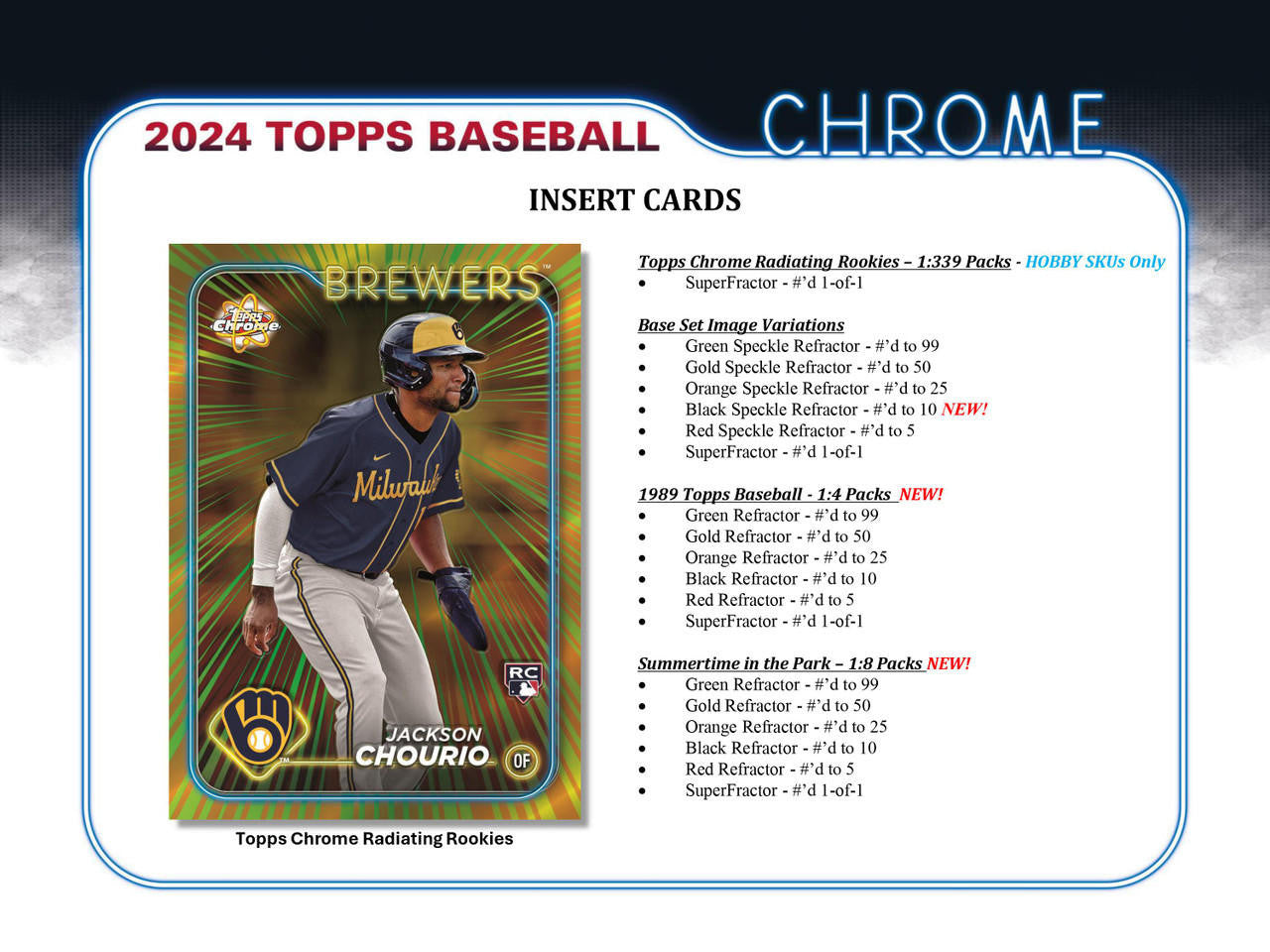 2024 Topps Chrome Baseball Jumbo Hobby Box