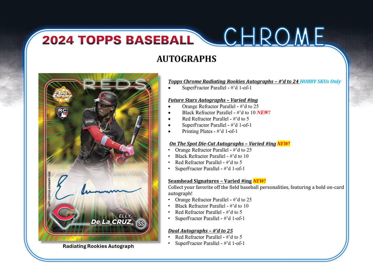 2024 Topps Chrome Baseball Jumbo Hobby Box