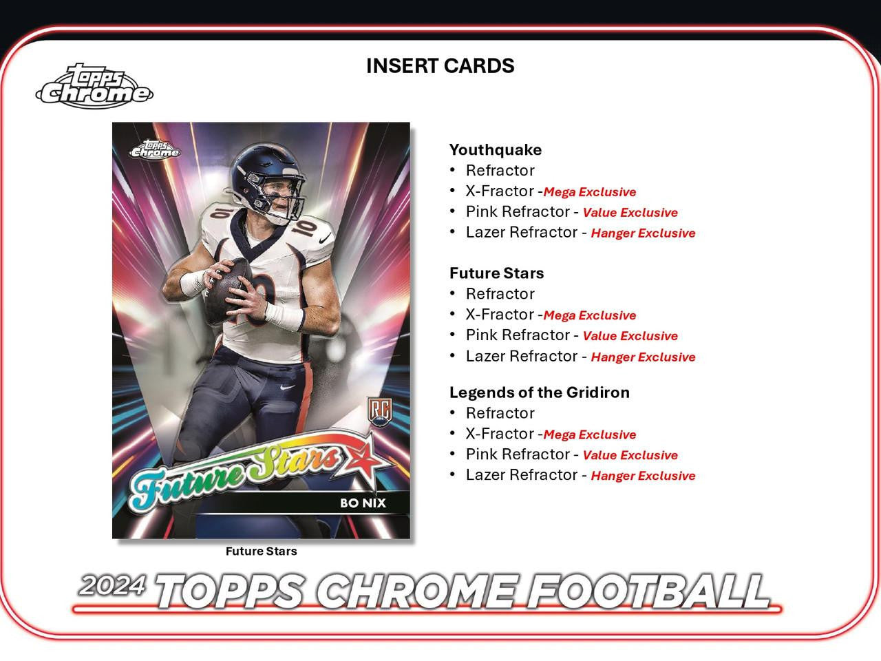 2024 Topps Chrome Football Blaster Box