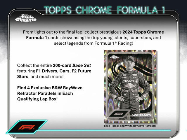 2024 Topps Chrome Formula 1 Racing Qualifying Lap Hobby Box