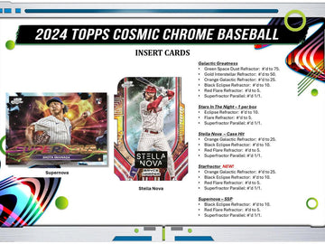 2024 Topps Cosmic Chrome Baseball Hobby Case (12)