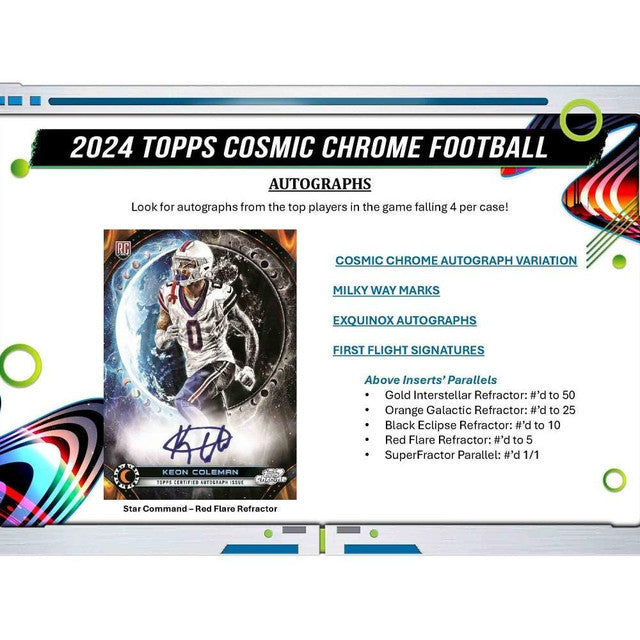 2024 Topps Cosmic Chrome Football Hobby Case (12)