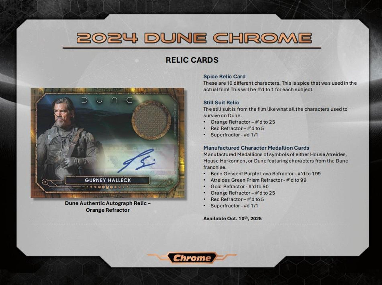 2024 Topps Dune Chrome Blaster Box
