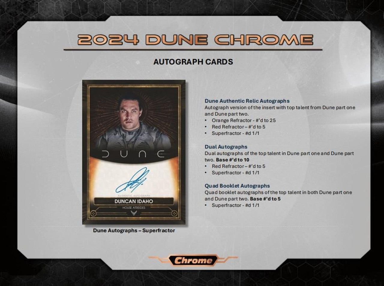 2024 Topps Dune Chrome Blaster Box