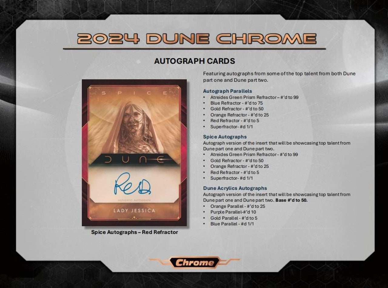 2024 Topps Dune Chrome Blaster Box