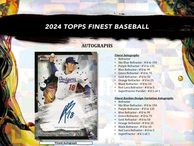 2024 Topps Finest Baseball Hobby Case (8)