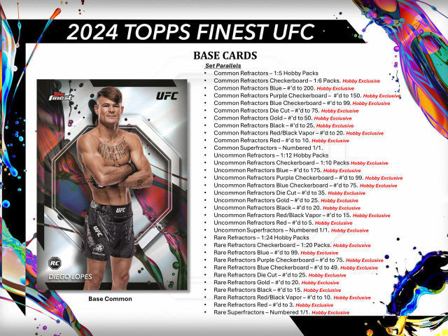 2024 Topps Finest UFC Hobby Box