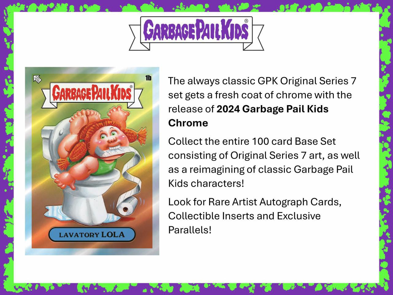 2024 Topps Garbage Pail Kids Chrome Series 7 Hobby Case (12)