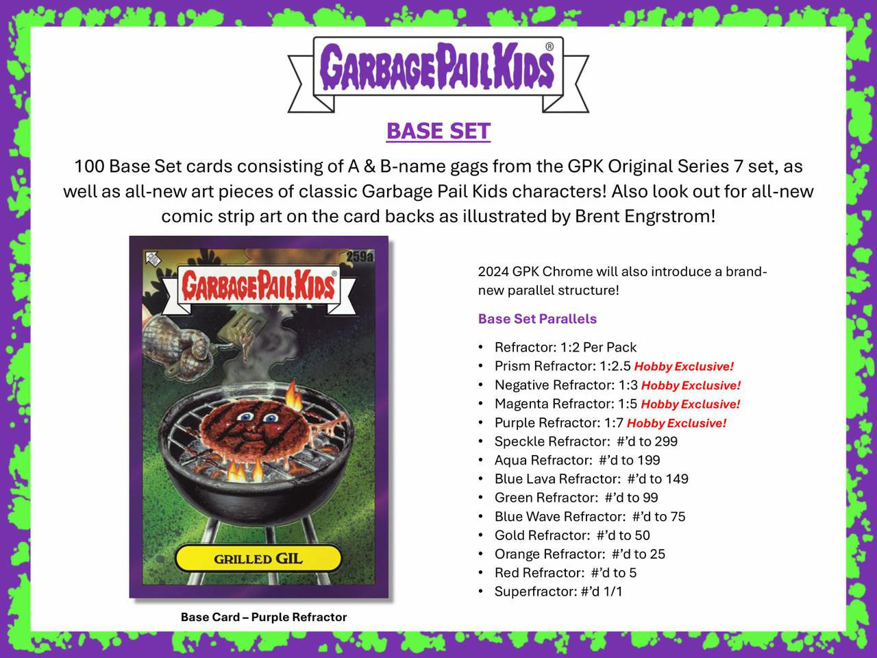 2024 Topps Garbage Pail Kids Chrome Series 7 Hobby Case (12)
