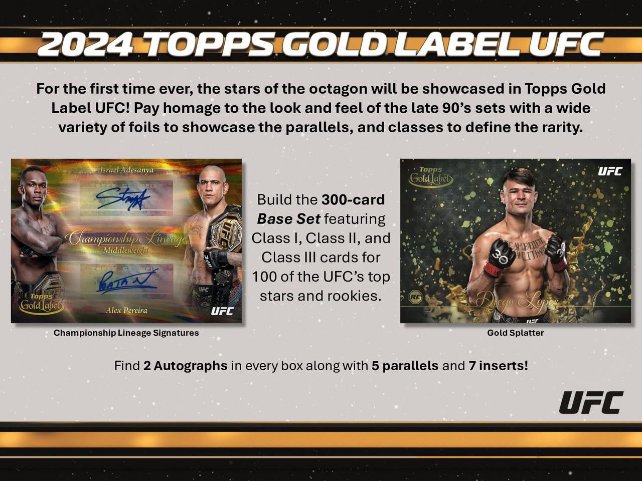 2024 Topps Gold Label UFC Hobby Case (8)