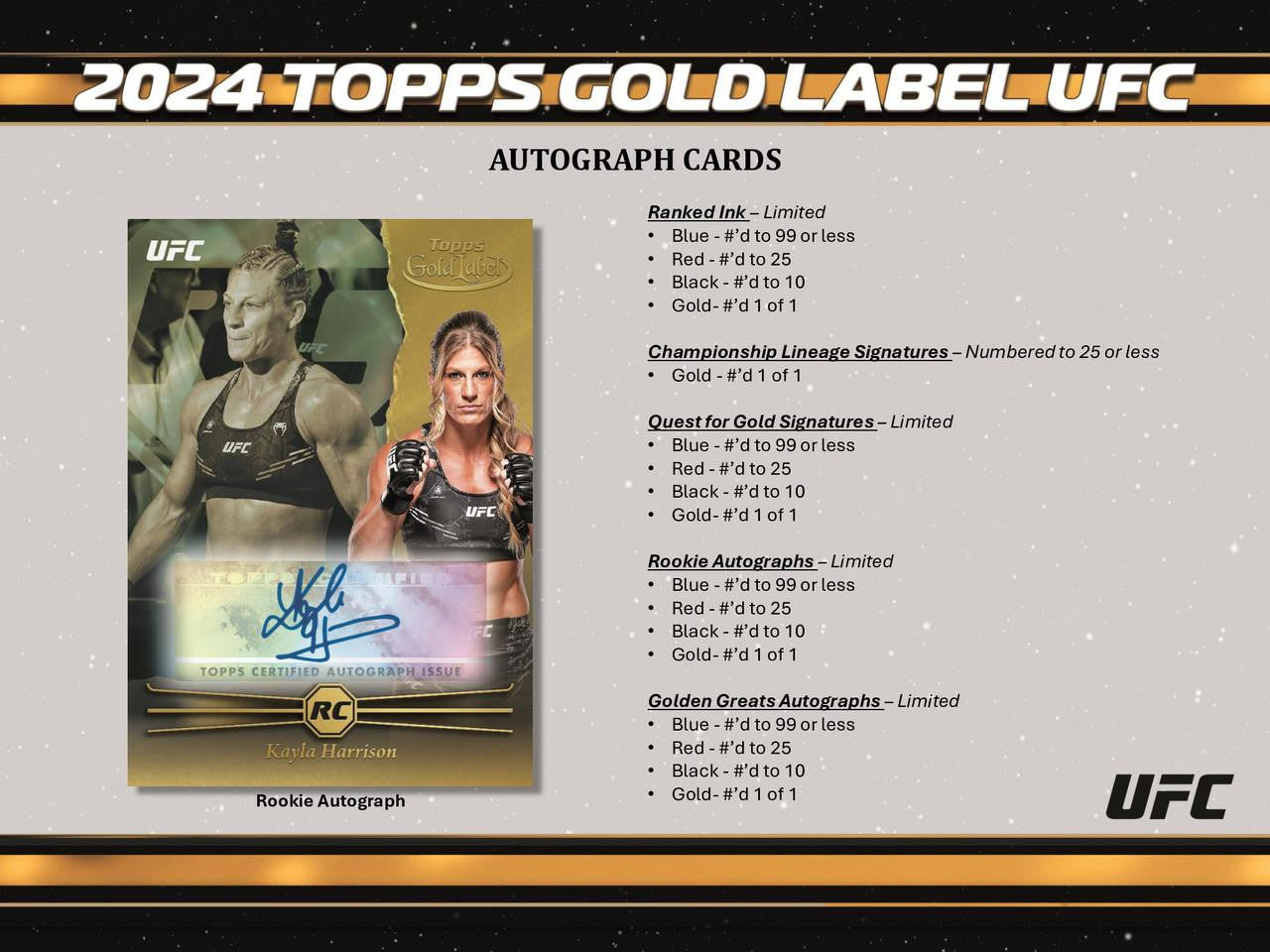 2024 Topps Gold Label UFC Hobby Case (8)