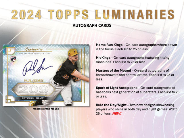 2024 Topps Luminaries Baseball Hobby Case (6)