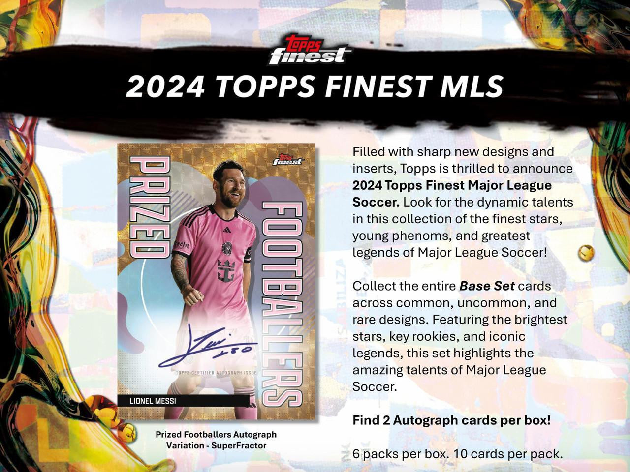 2024 Topps Finest MLS Hobby Box