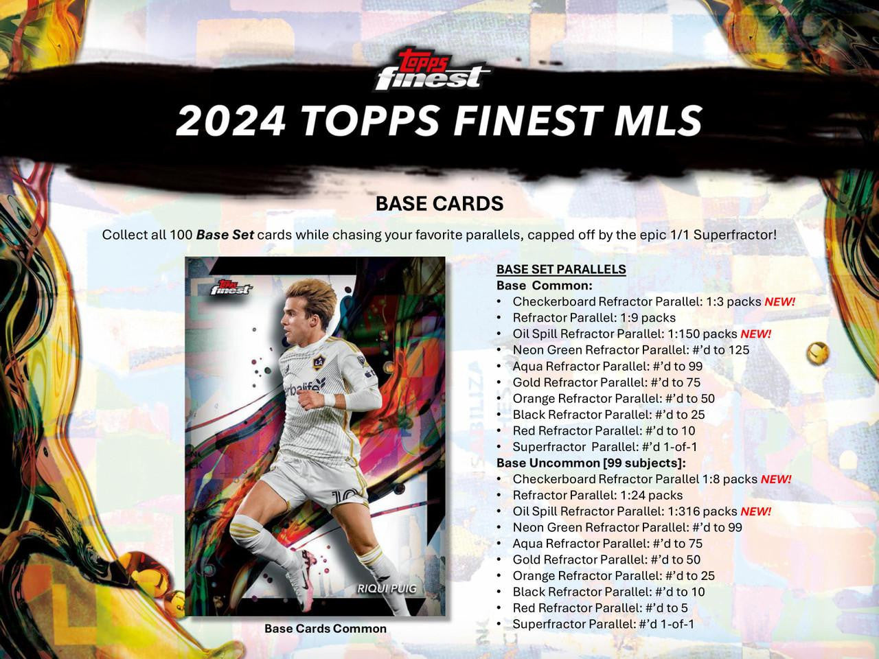 2024 Topps Finest MLS Hobby Box