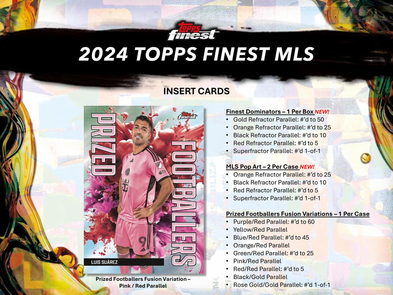 2024 Topps Finest MLS Hobby Box