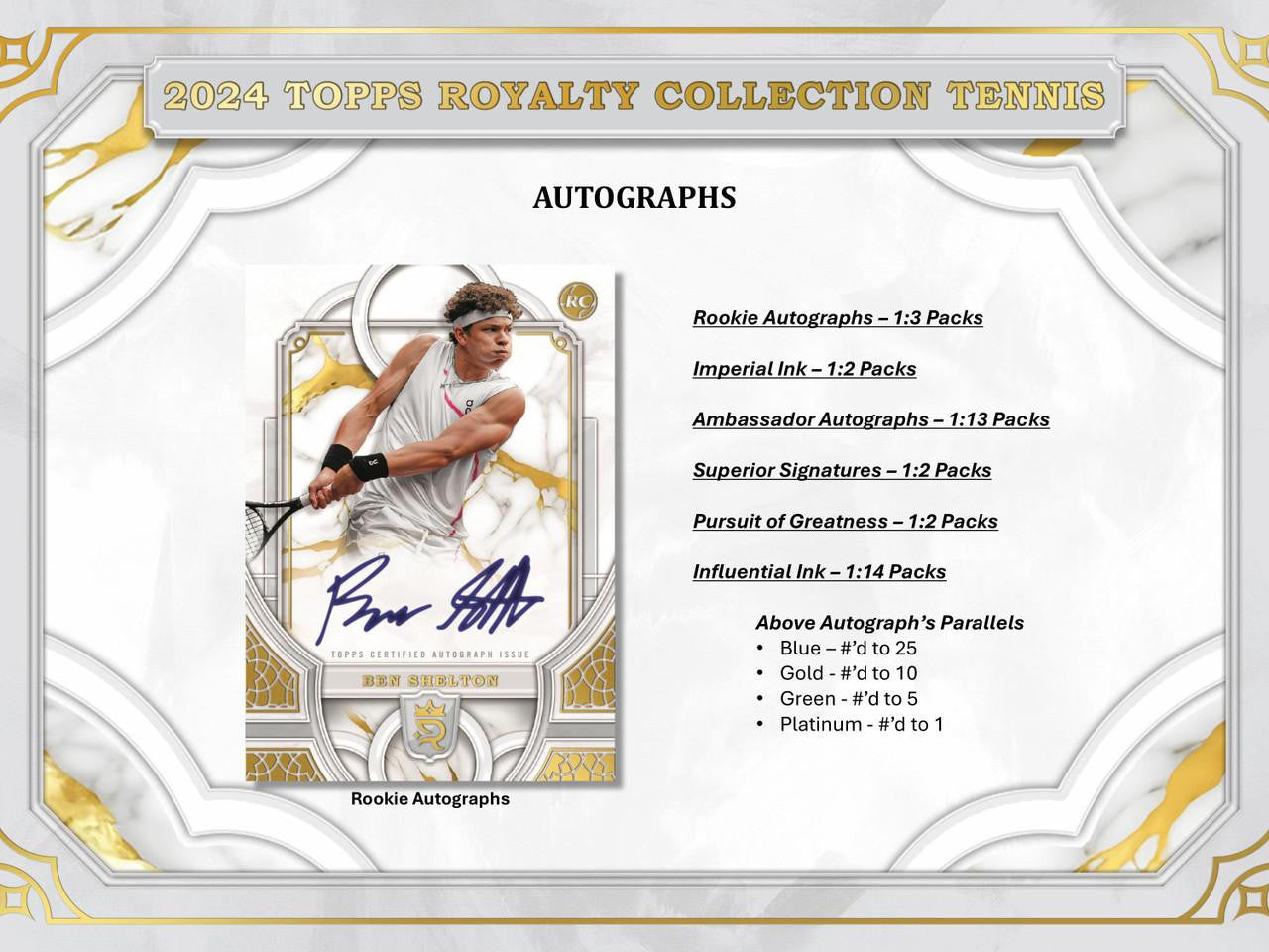 2024 Topps Royalty Tennis Hobby Case (4)