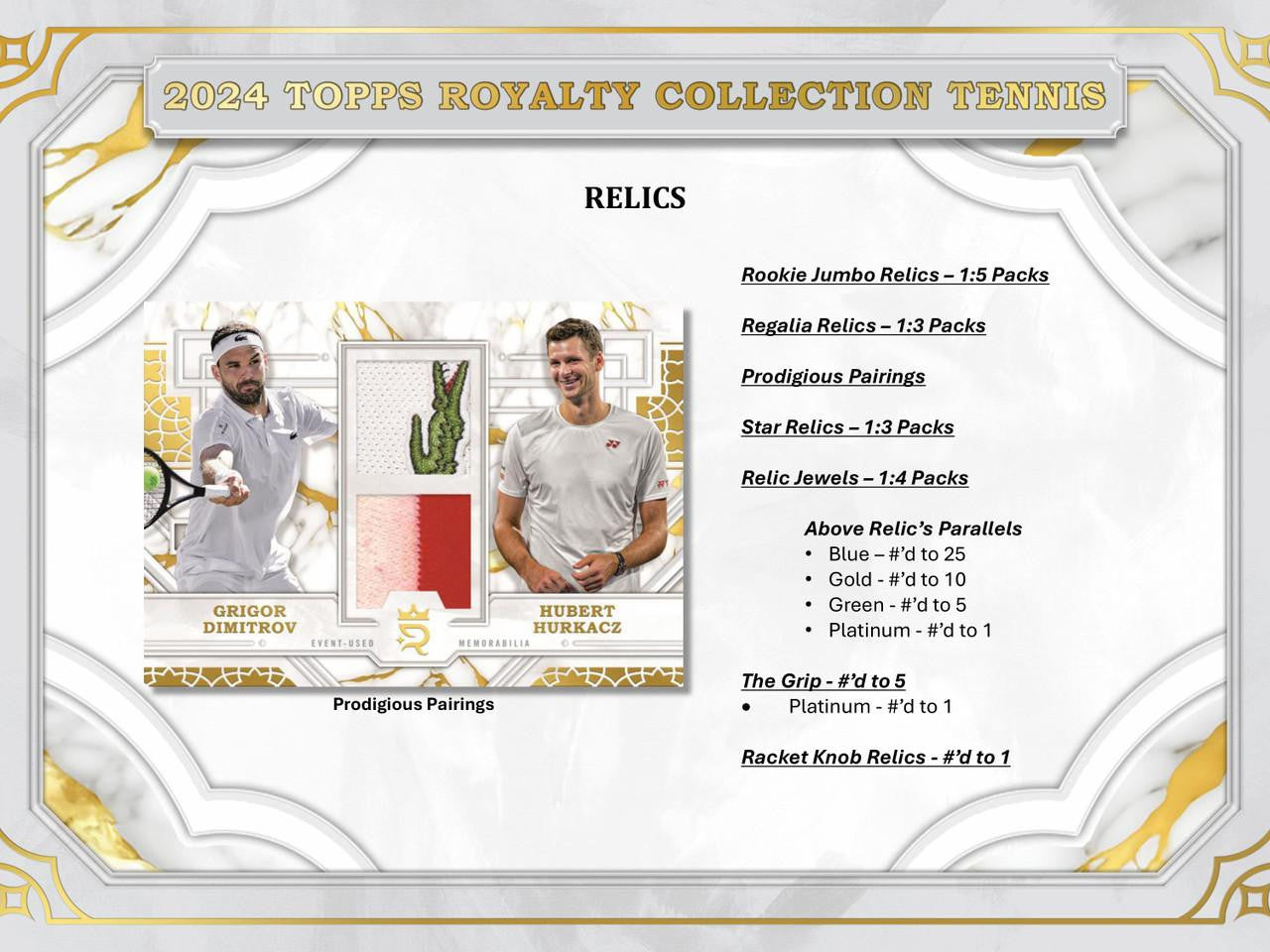 2024 Topps Royalty Tennis Hobby Case (4)