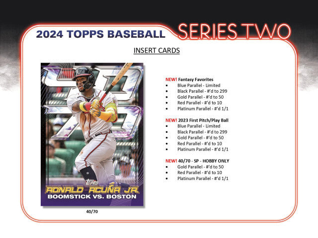 2024 Topps Series 2 Baseball Jumbo Hobby Box
