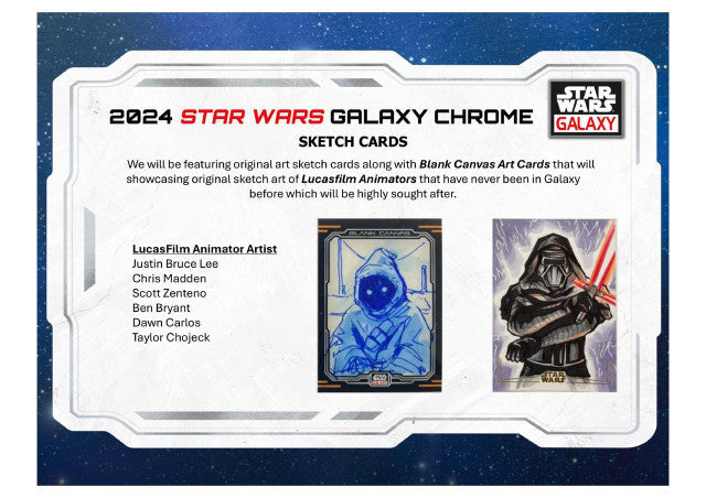 2024 Topps Star Wars Chrome Galaxy Hobby Box