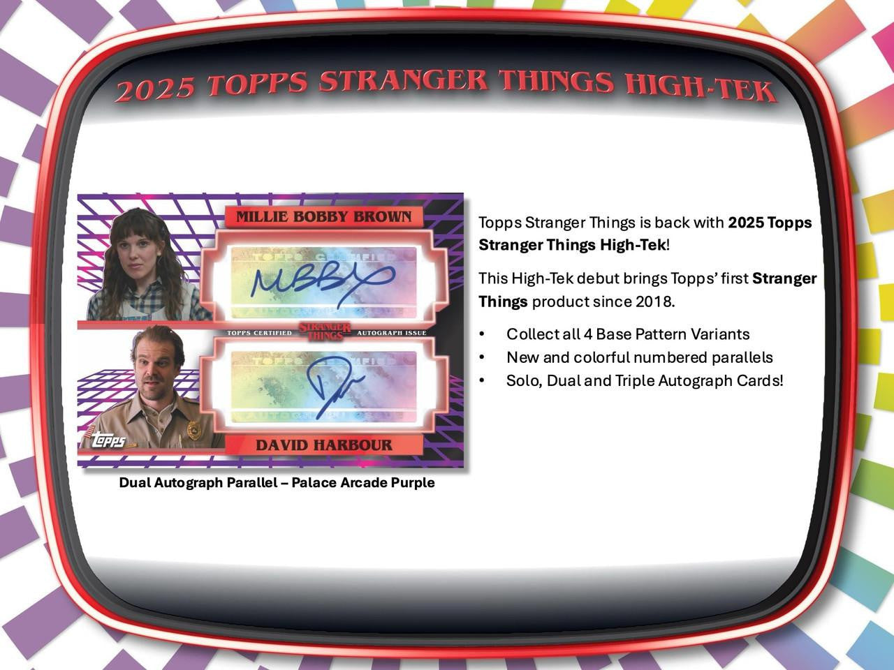 2025 Topps High Tek Stranger Things Hobby Box