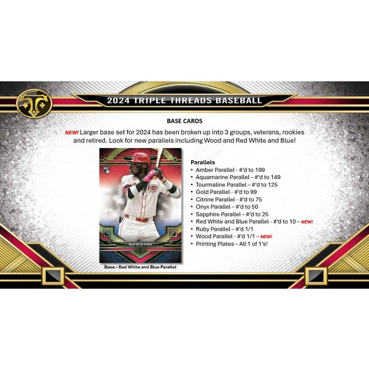 2024 Topps Triple Threads Baseball Hobby Box