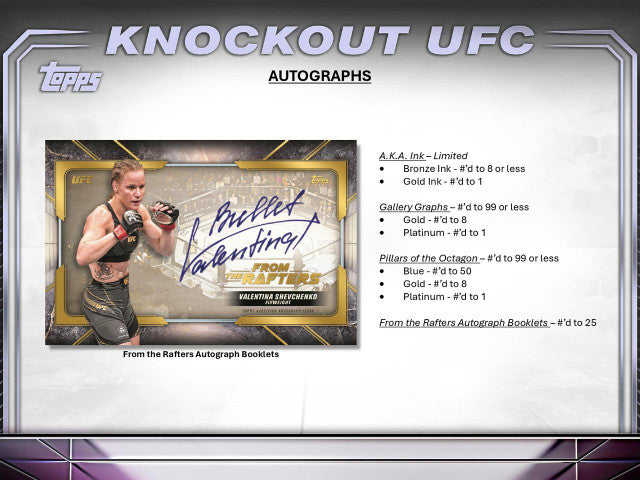 2024 Topps UFC Knockout Hobby Box