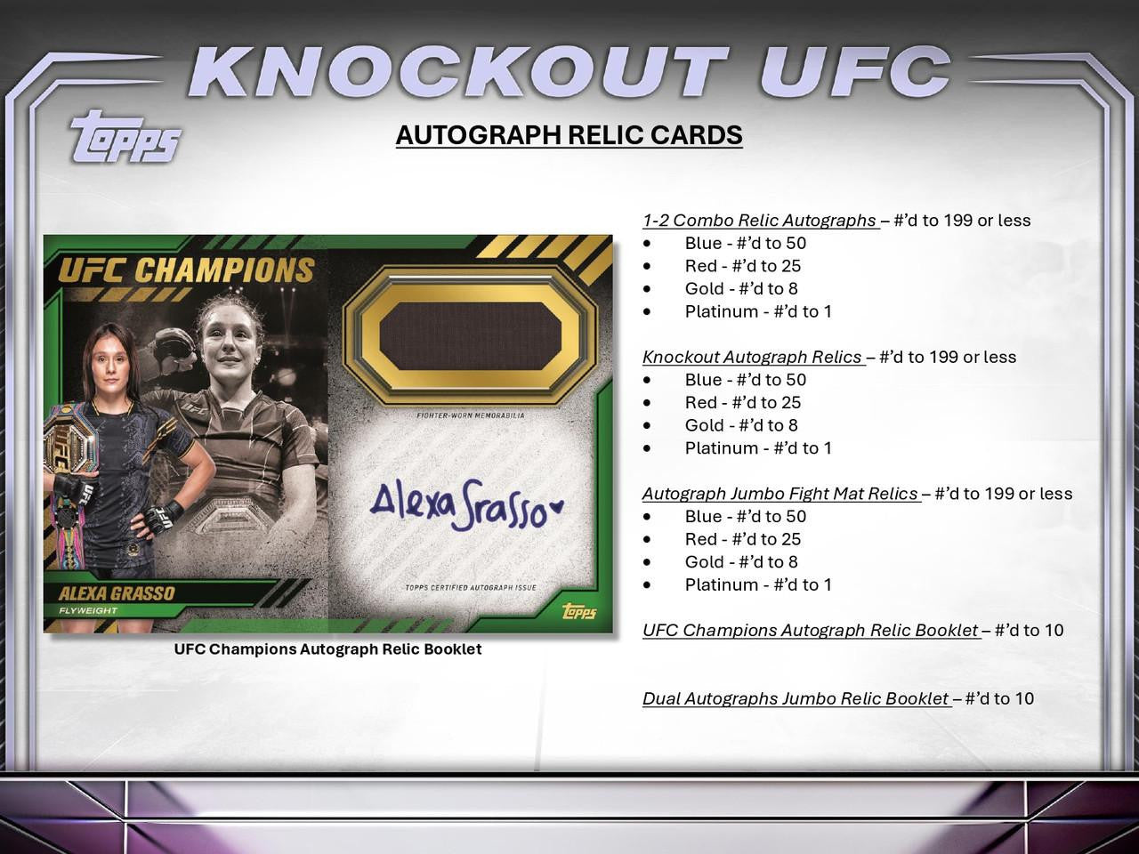 2024 Topps UFC Knockout Hobby Case (8)