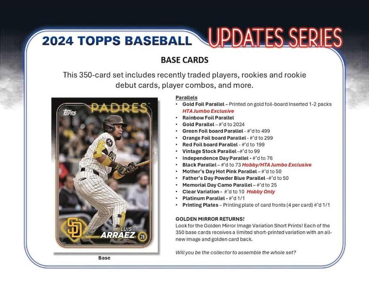 2024 Topps Update Series Baseball Hobby Case (12)