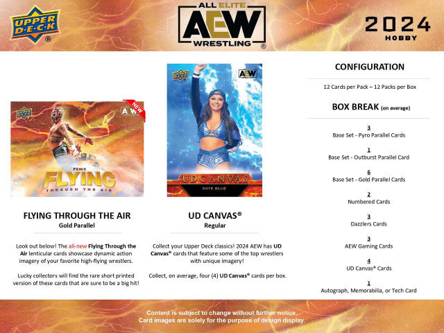 2024 Upper Deck AEW All Elite Wrestling Hobby Case (12)