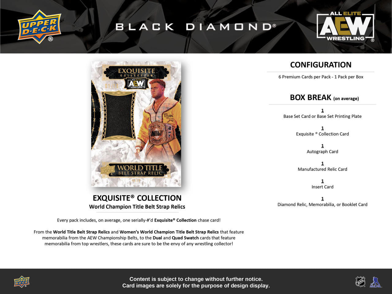 2024 Upper Deck AEW Black Diamond Wrestling Hobby Box