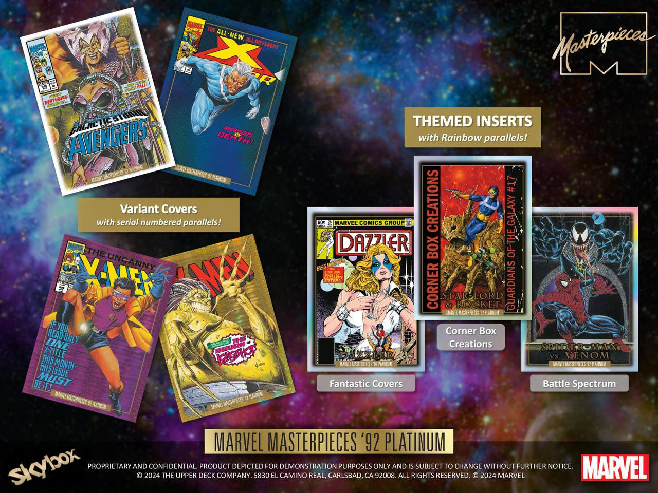 2024 Upper Deck Marvel Masterpieces '92 Platinum Hobby Box