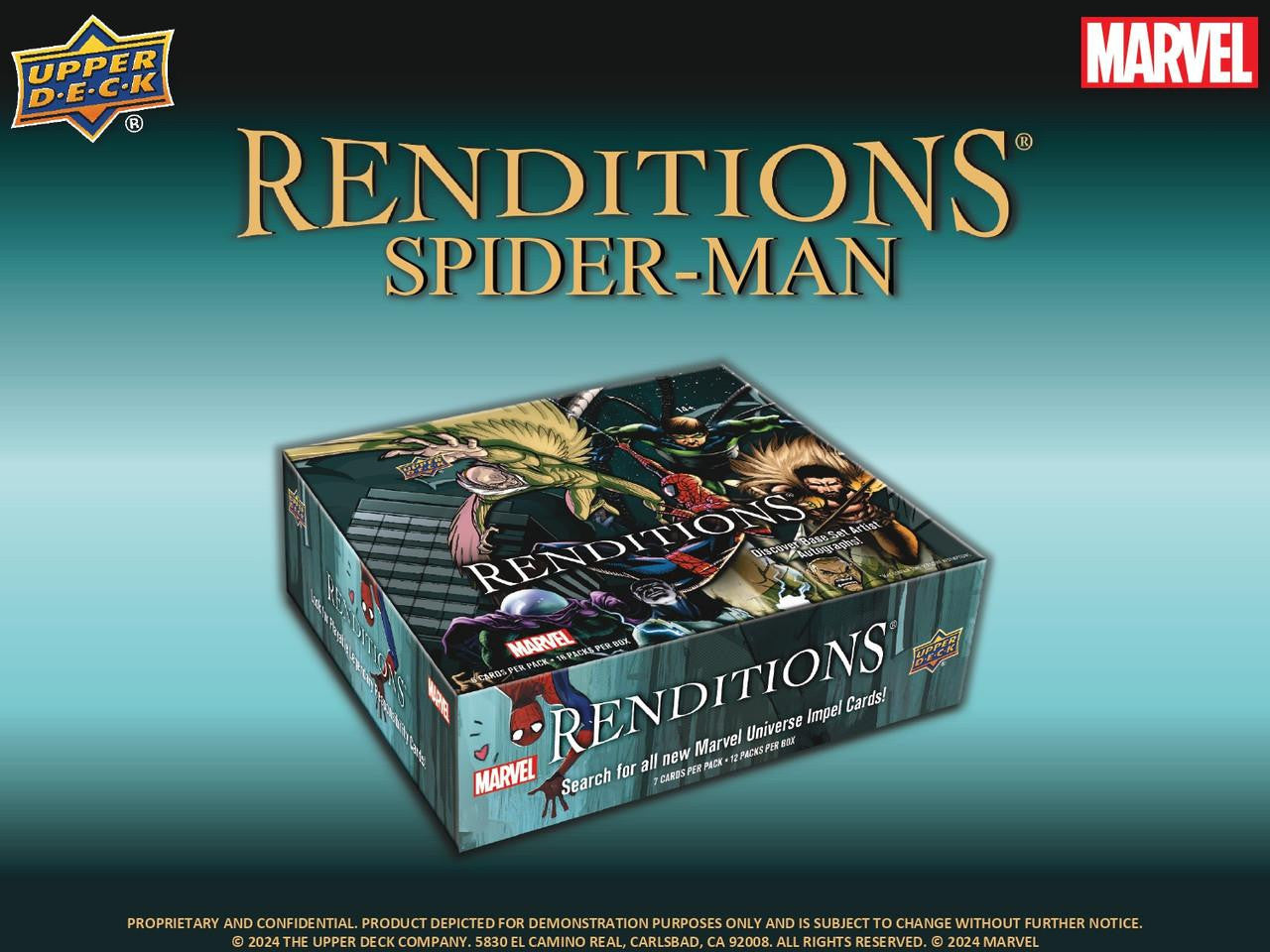 2024 Upper Deck Marvel Renditions Spider-Man Hobby Case (12)