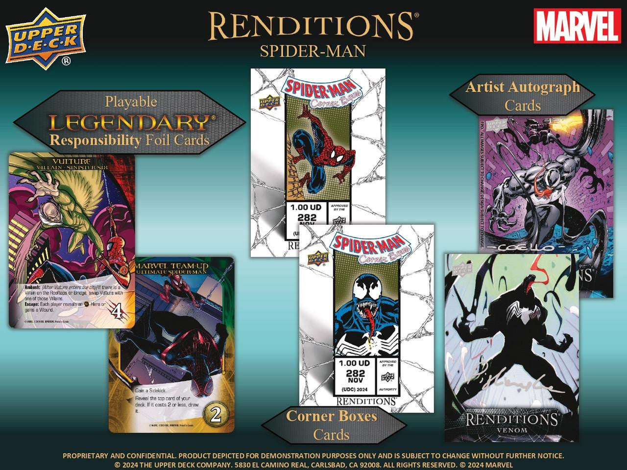 2024 Upper Deck Marvel Renditions Spider-Man Hobby Case (12)